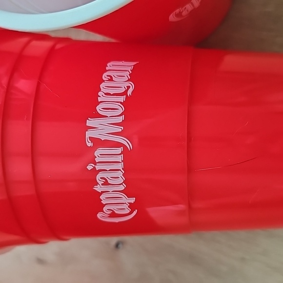 NWOT Captain Morgan Hard Plastic Cup set of Six (6) - Picture 4 of 5